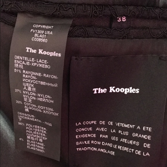 $560 The Kooples Floral Lace Blazer Jacket 38 US 6/8 - Picture 8 of 8